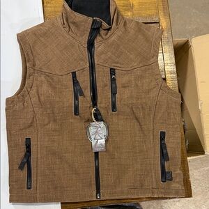 Men's Brown Vest by